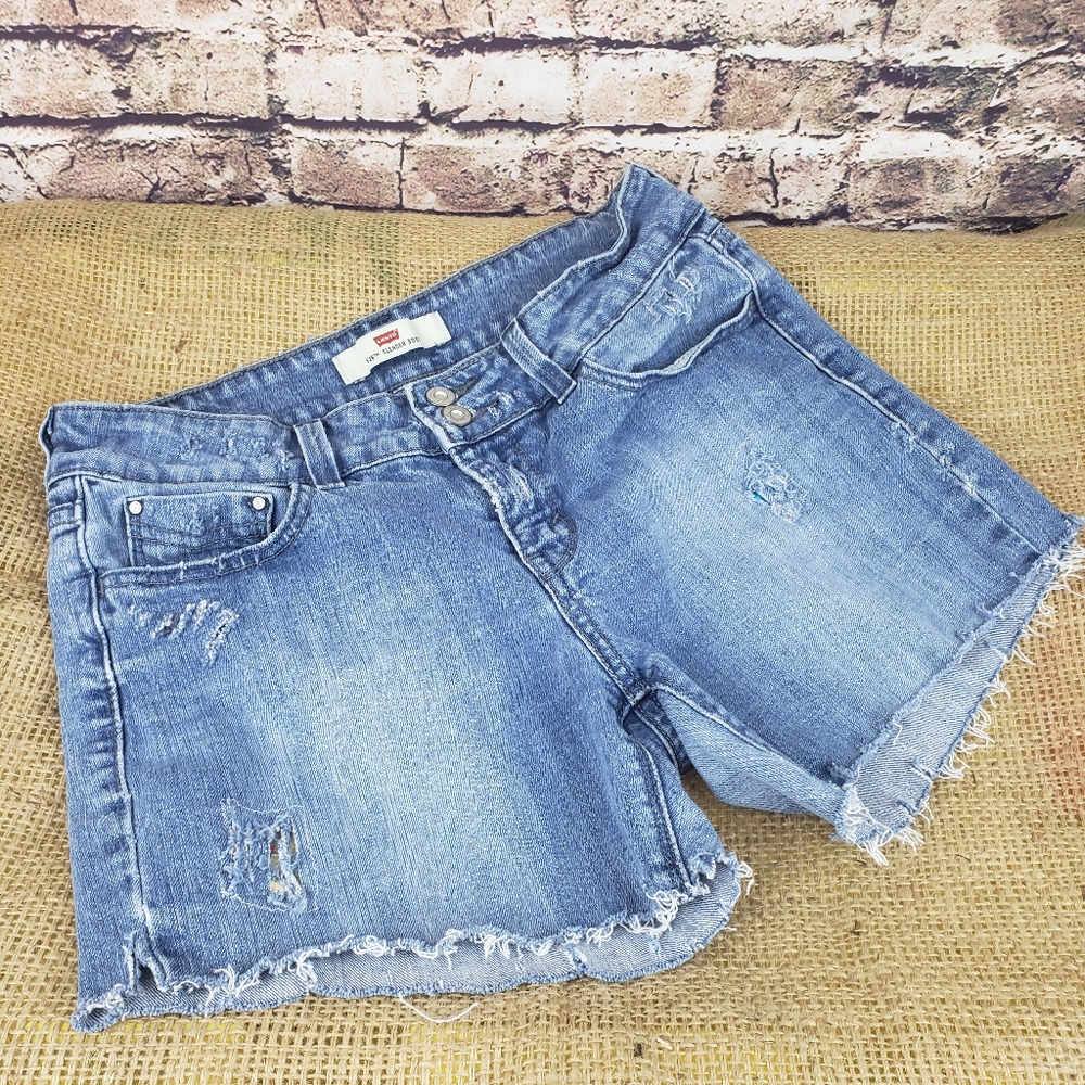 Levi's 526 DIY Distressed Cutoffs